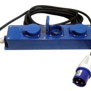 3-weg 230V CEE stekkerdoos 20 meter